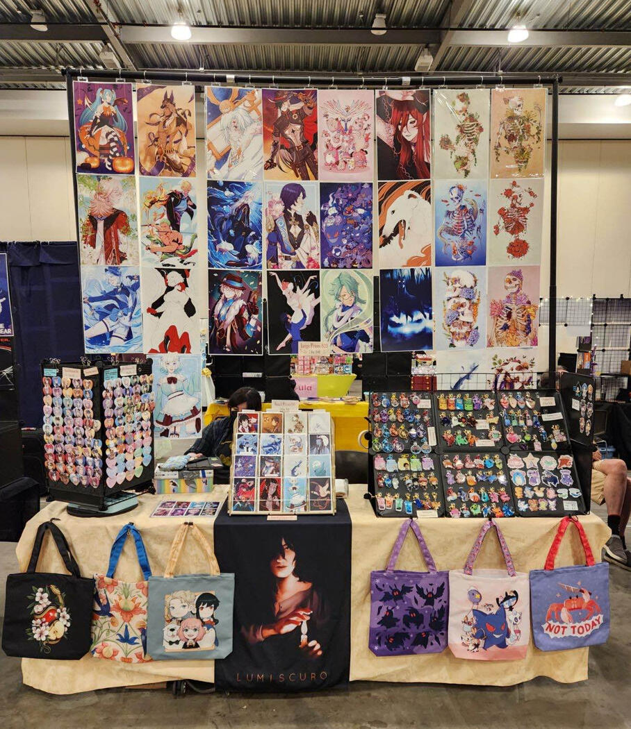 Artist Alley Booth Example