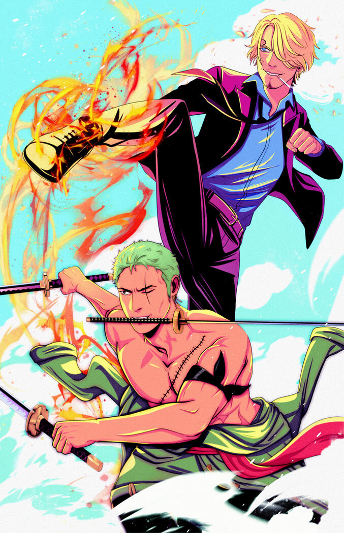 Zoro Sanji - One Piece