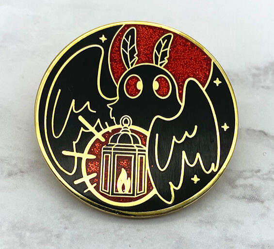 Mothman Enamel Pin